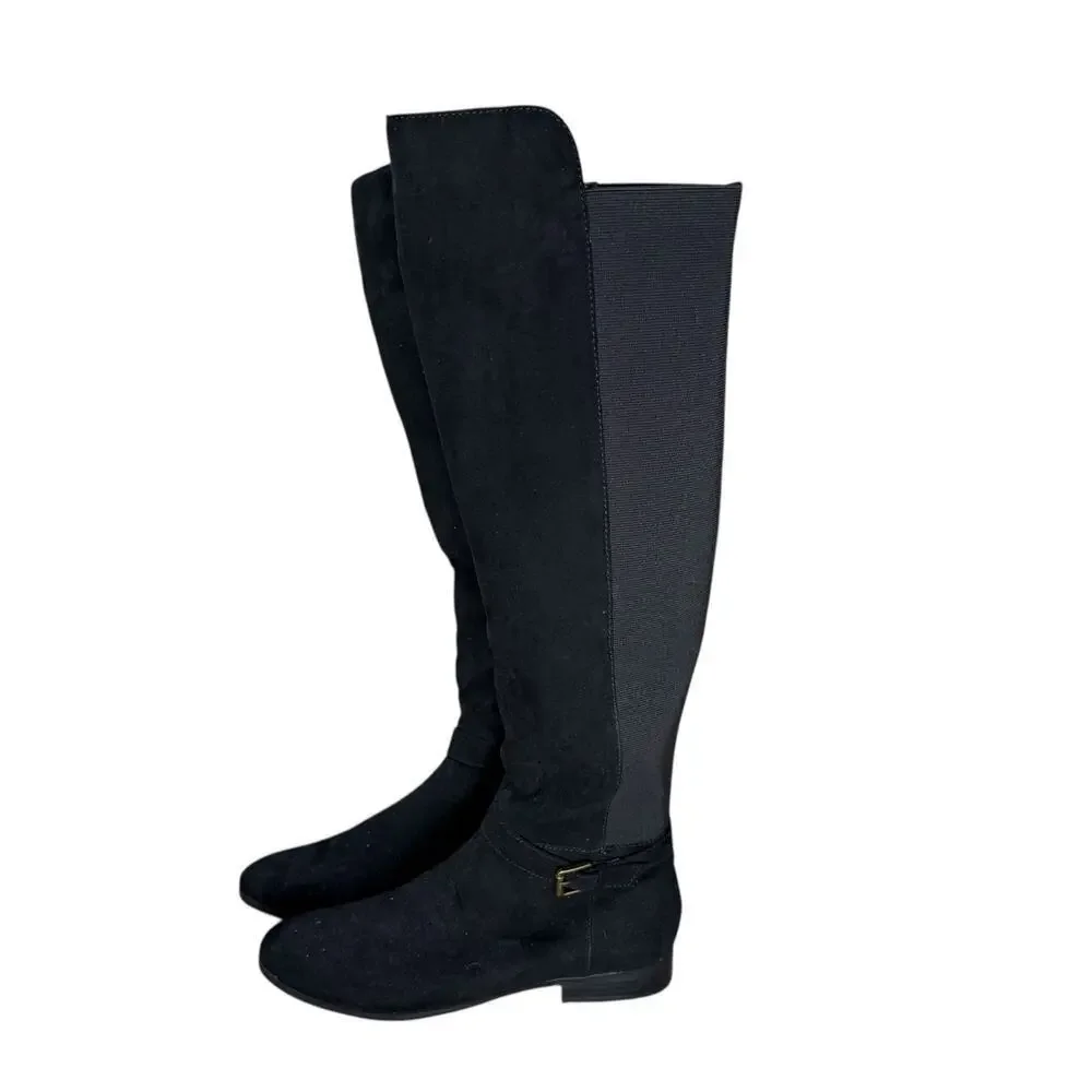 Style & Co Kimmball Over-The-Knee Black Riding Boots 8
